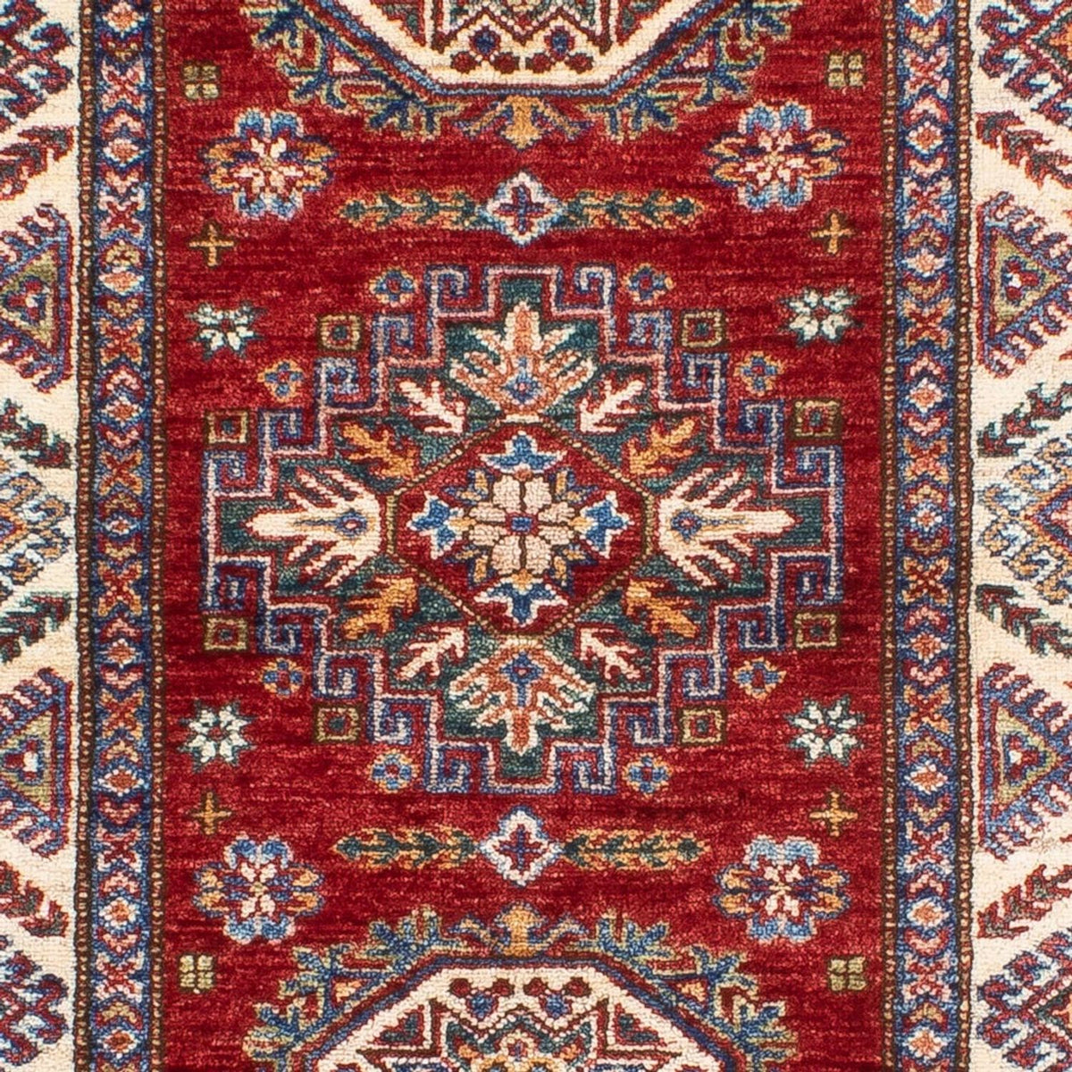Tapis de couloir Tapis Ziegler - Kazak - 203 x 81 cm - rouge