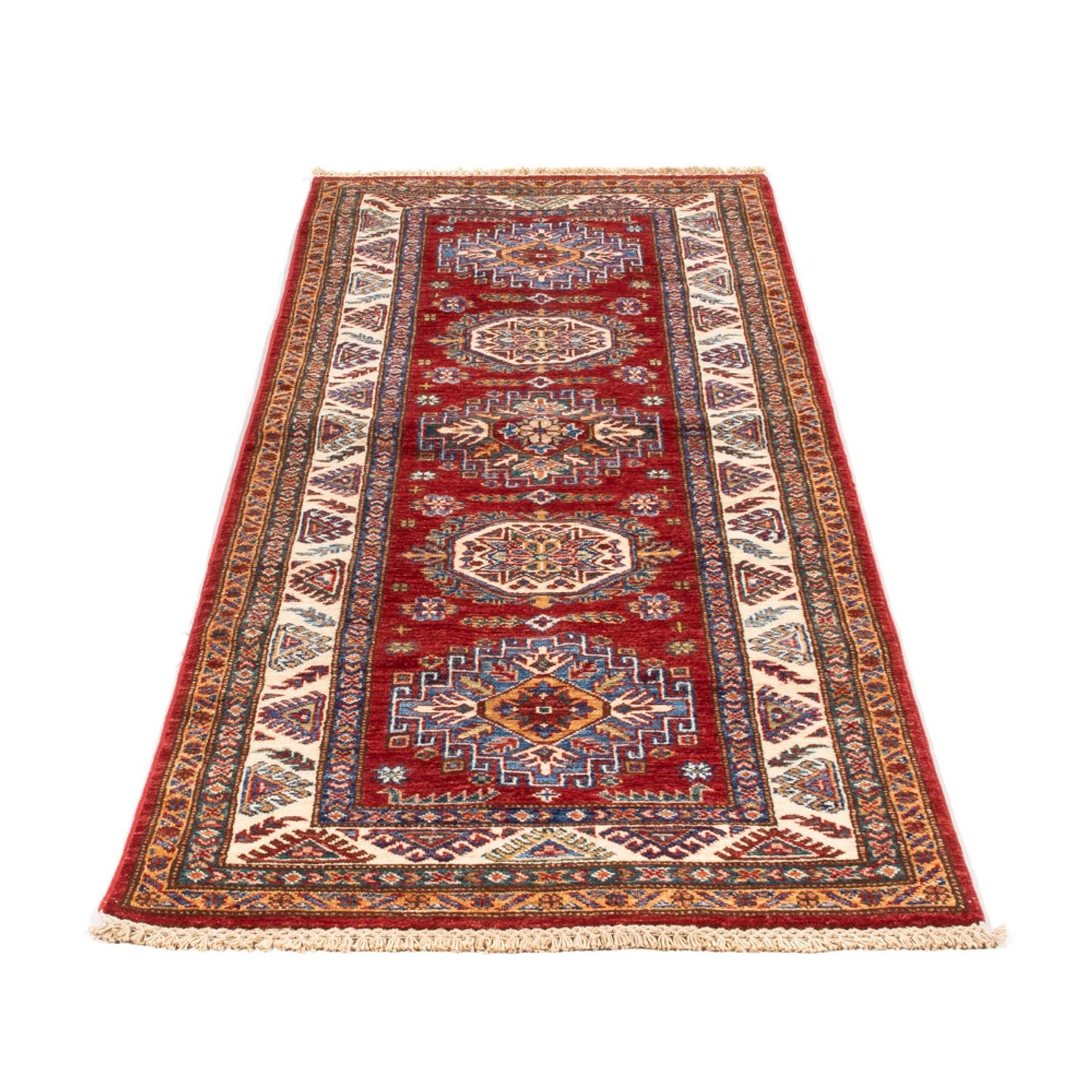 Tapis de couloir Tapis Ziegler - Kazak - 203 x 81 cm - rouge