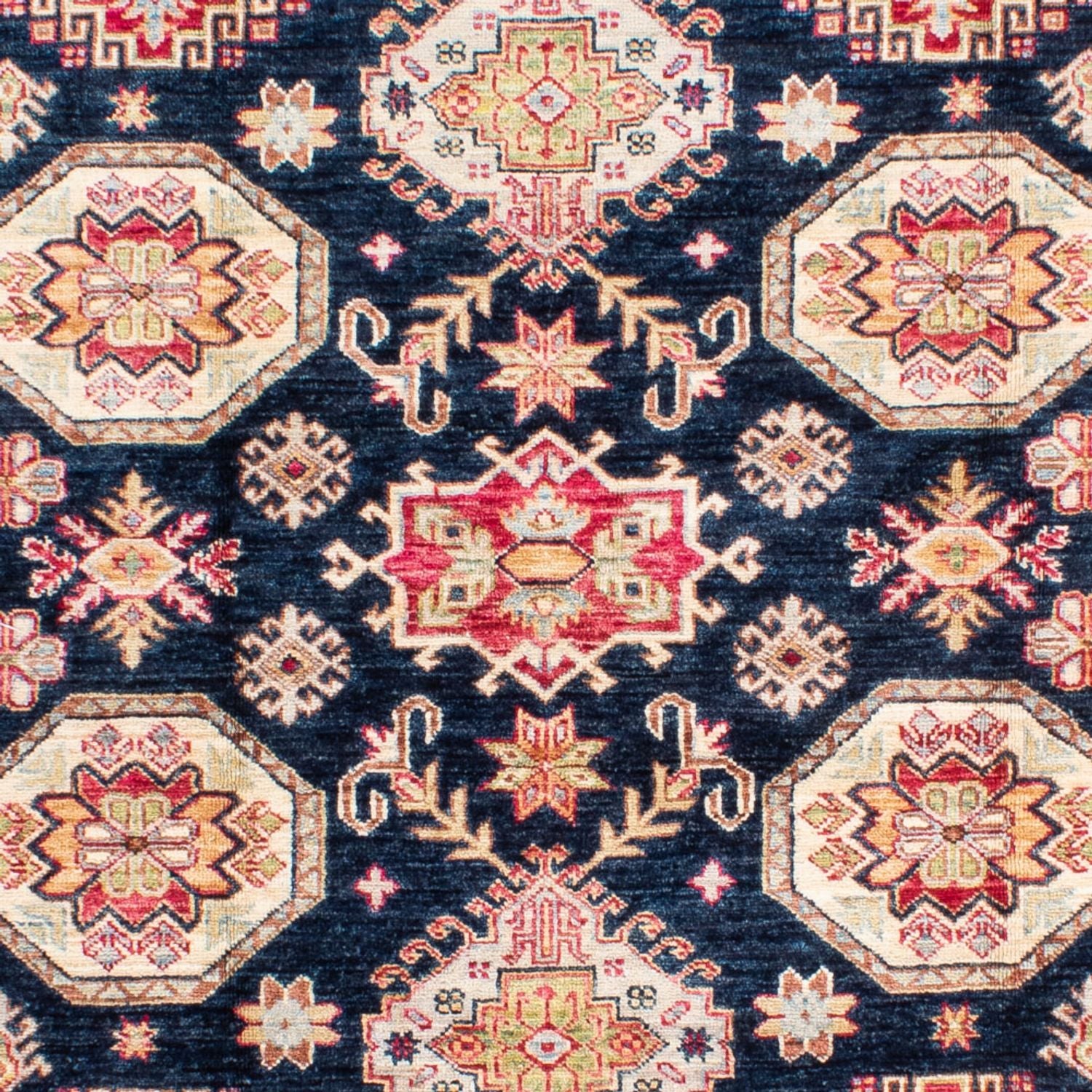 Tapis Ziegler - Kazak - 245 x 168 cm - bleu foncé