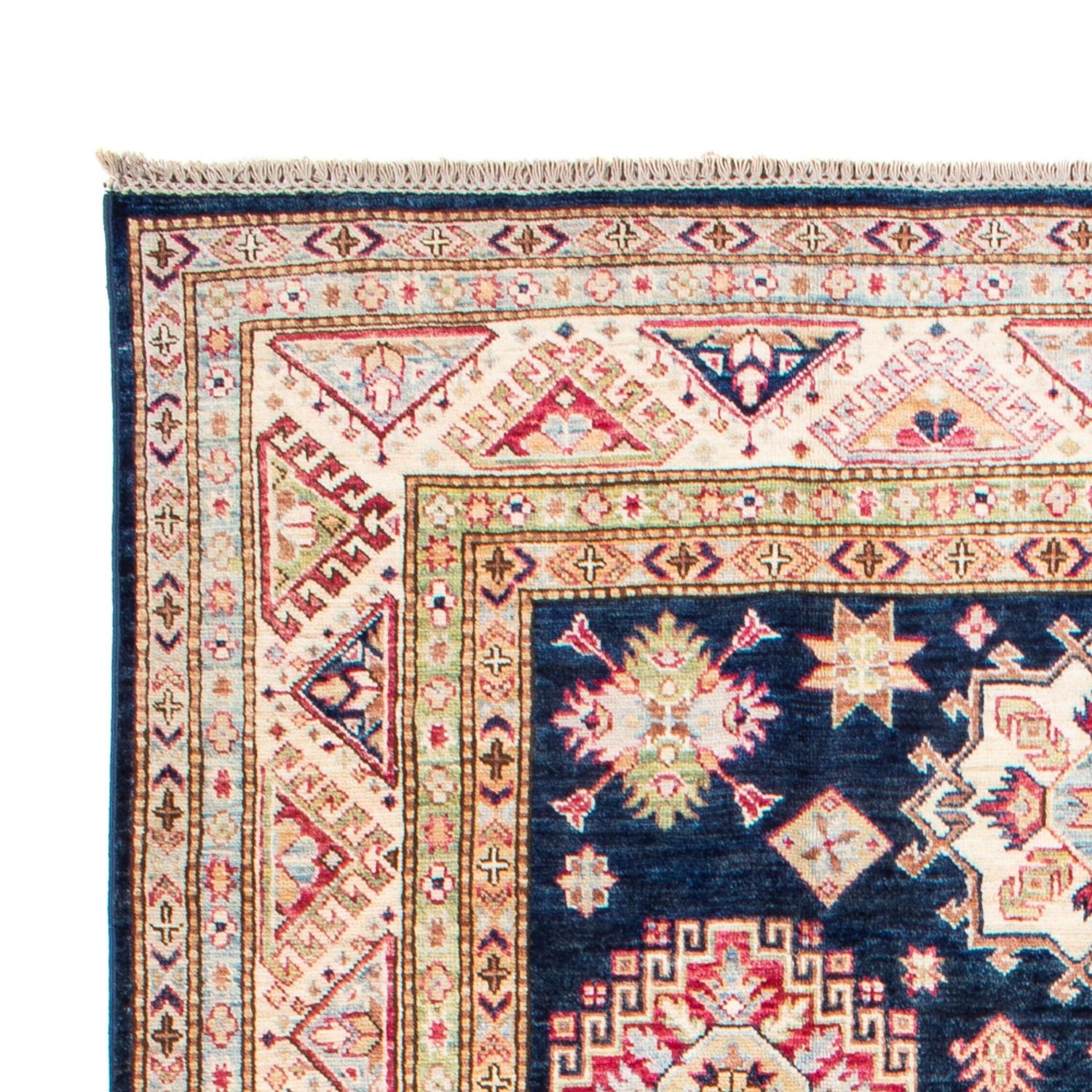 Tapis Ziegler - Kazak - 245 x 168 cm - bleu foncé