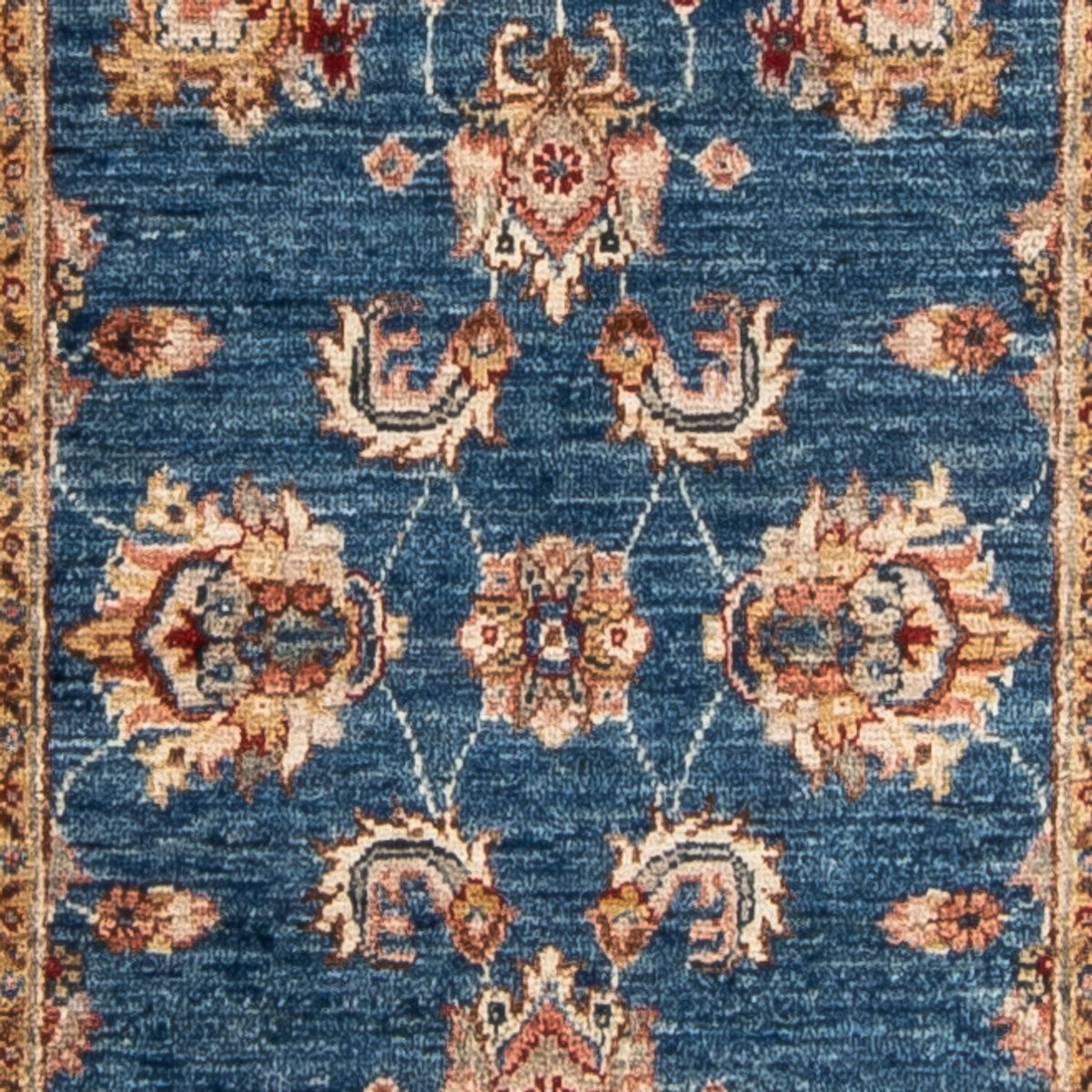 Tapis de couloir Tapis Ziegler - 314 x 81 cm - bleu