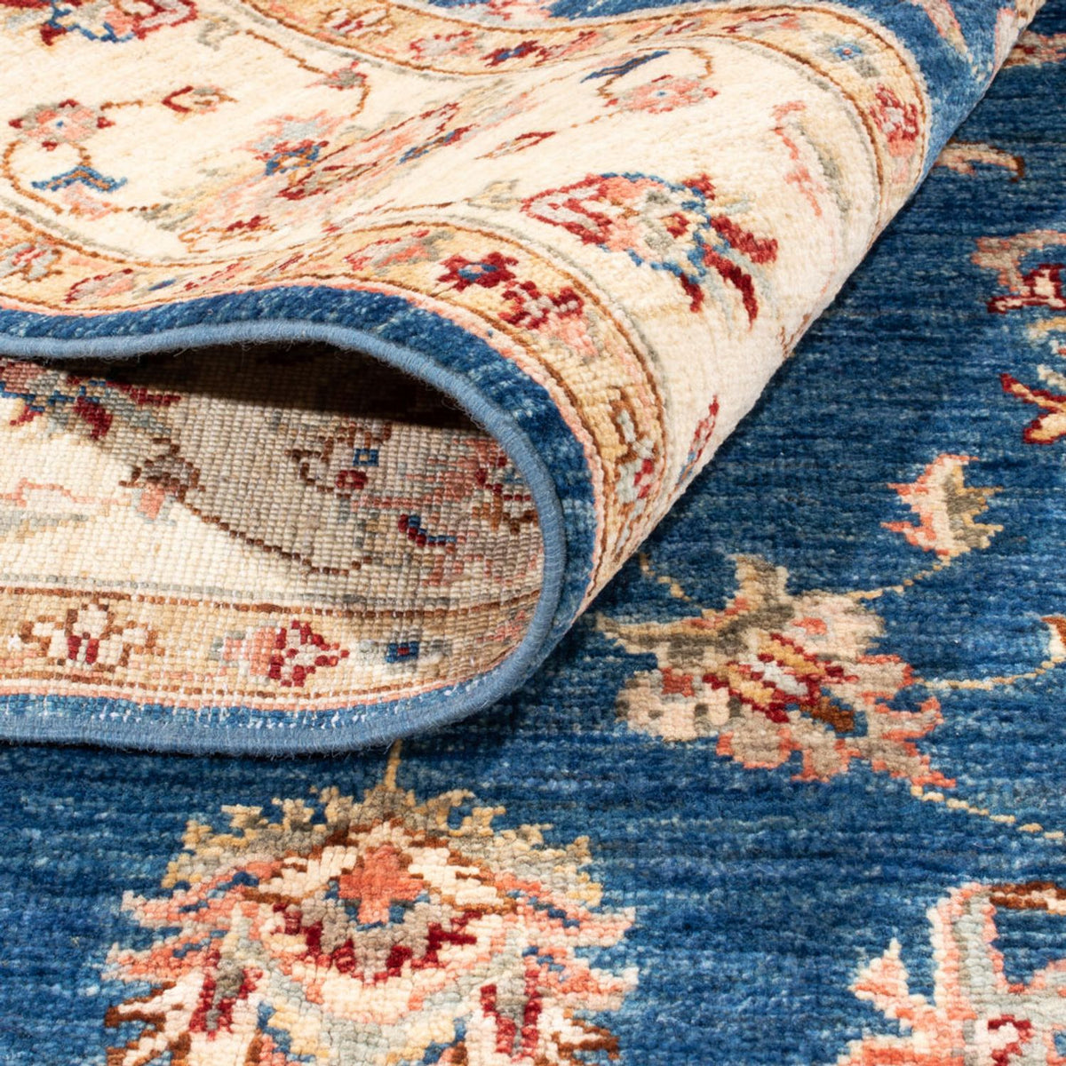 Tapis Ziegler - 201 x 152 cm - bleu