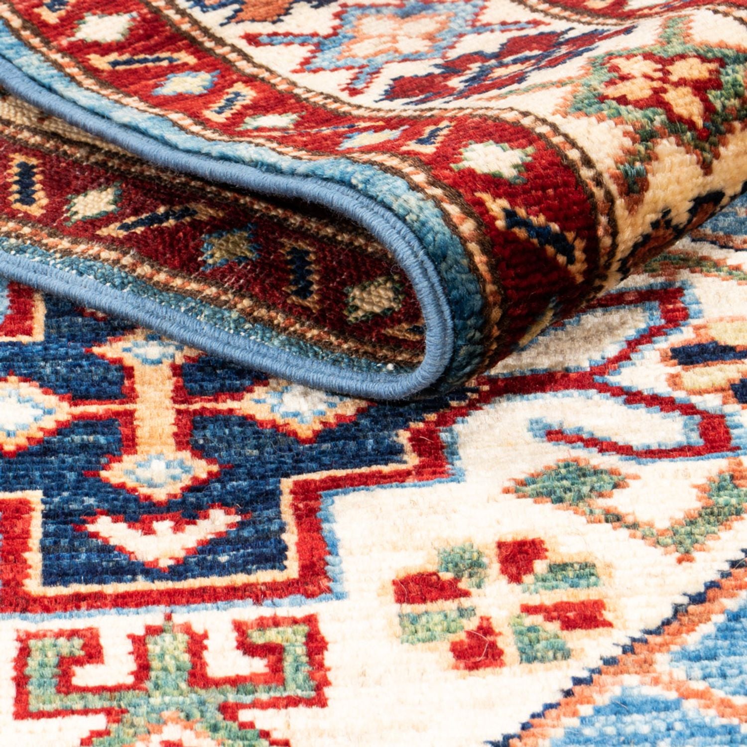 Tapis de couloir Tapis Ziegler - Kazak - 216 x 77 cm - turquoise