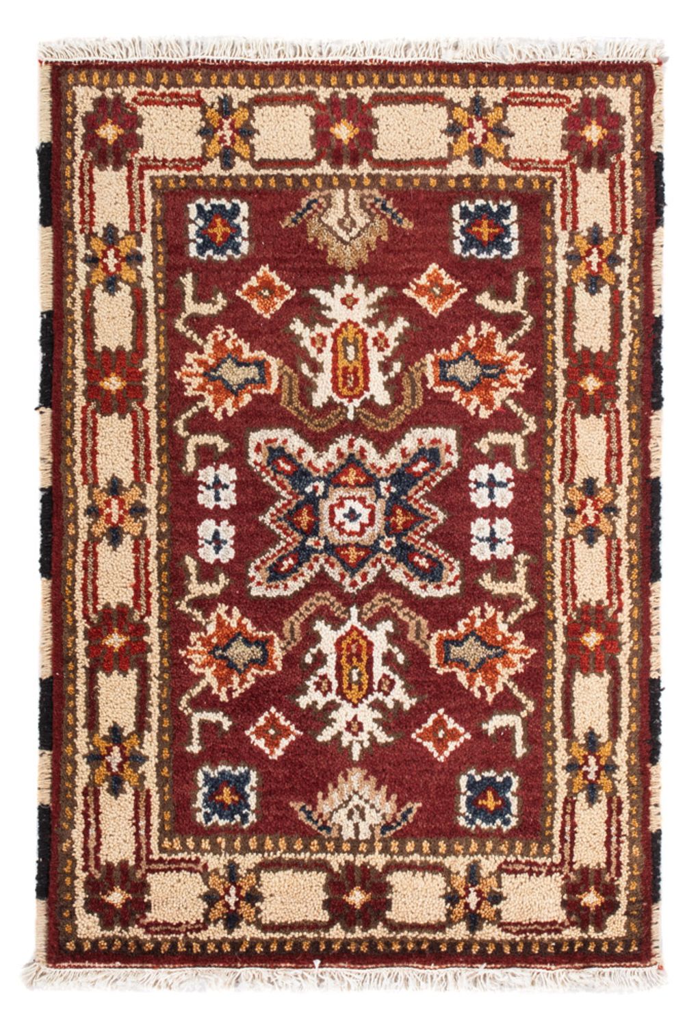 Tapis oriental - 94 x 64 cm - rouge