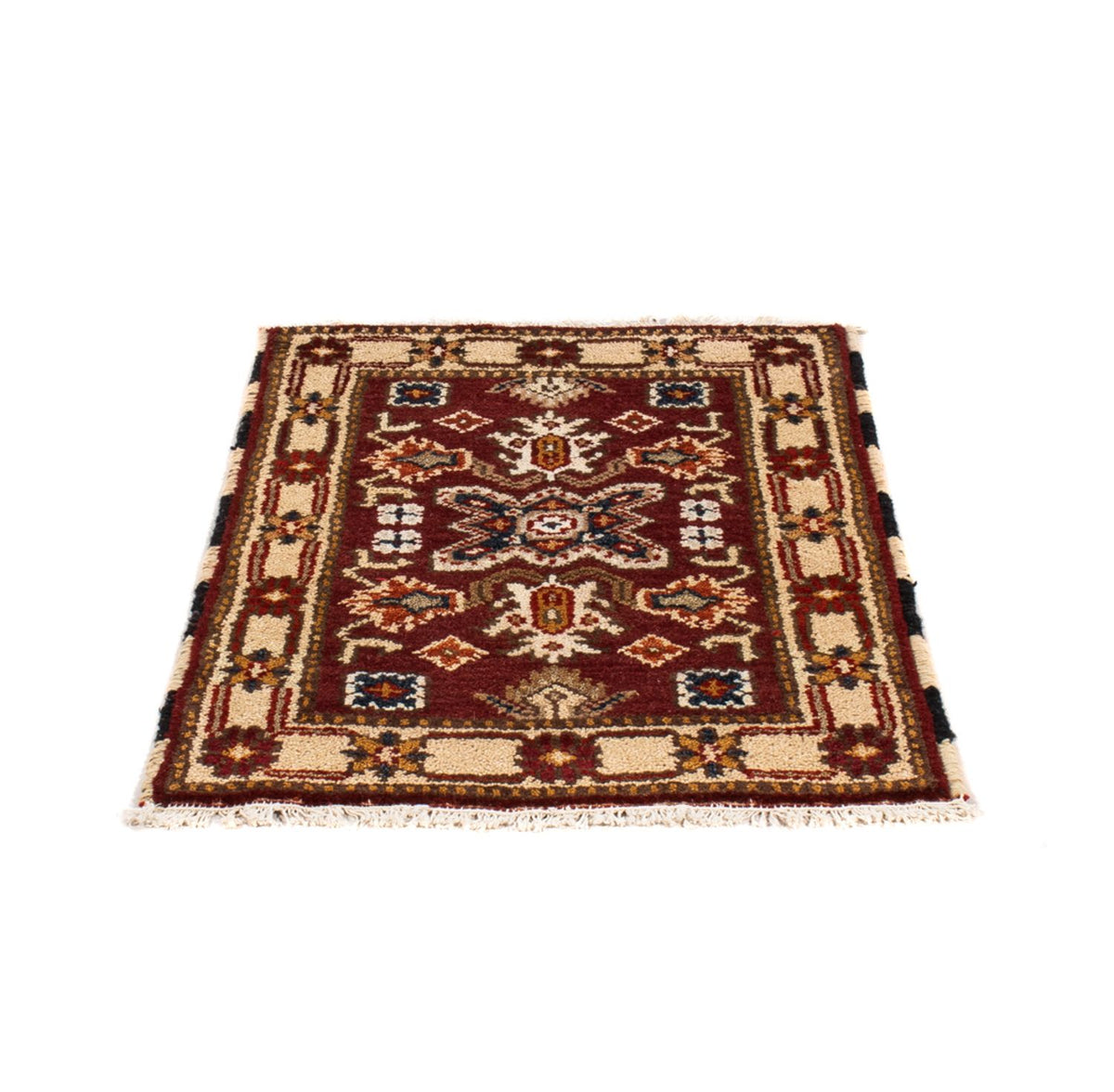 Tapis oriental - 94 x 64 cm - rouge
