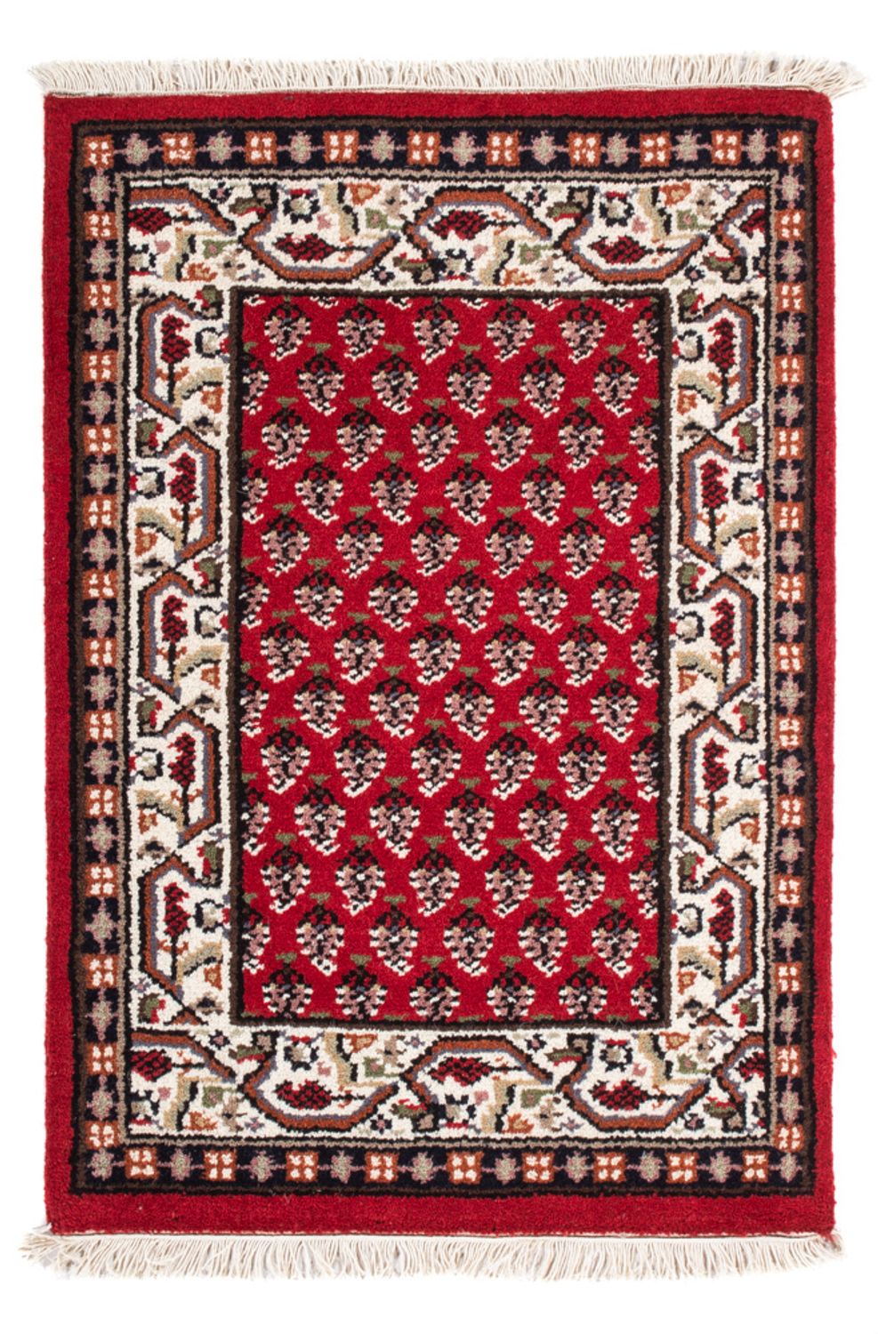 Tapis oriental - Mir - Indus - 90 x 60 cm - rouge