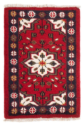 Tapis oriental - 90 x 60 cm - rouge