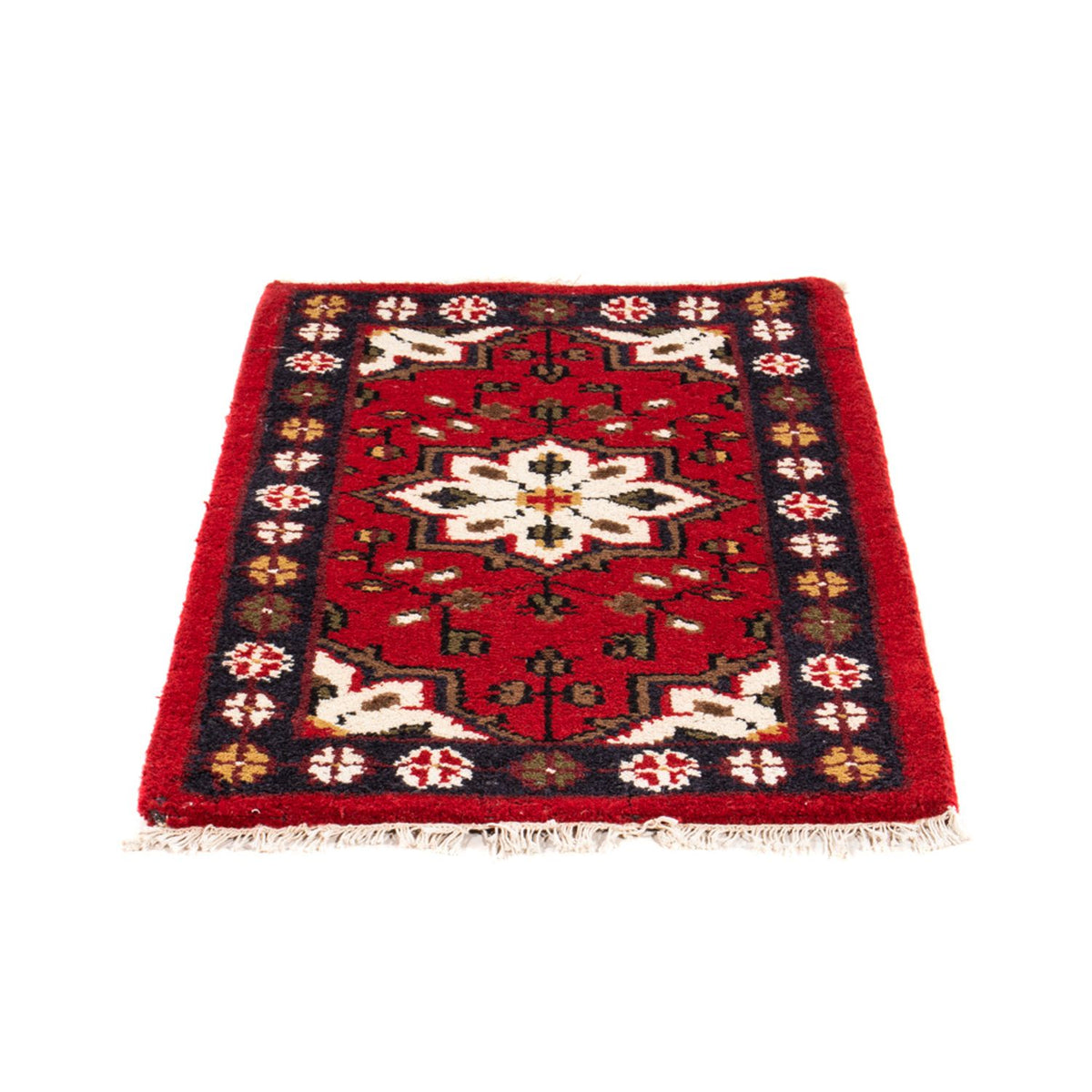 Tapis oriental - 90 x 60 cm - rouge