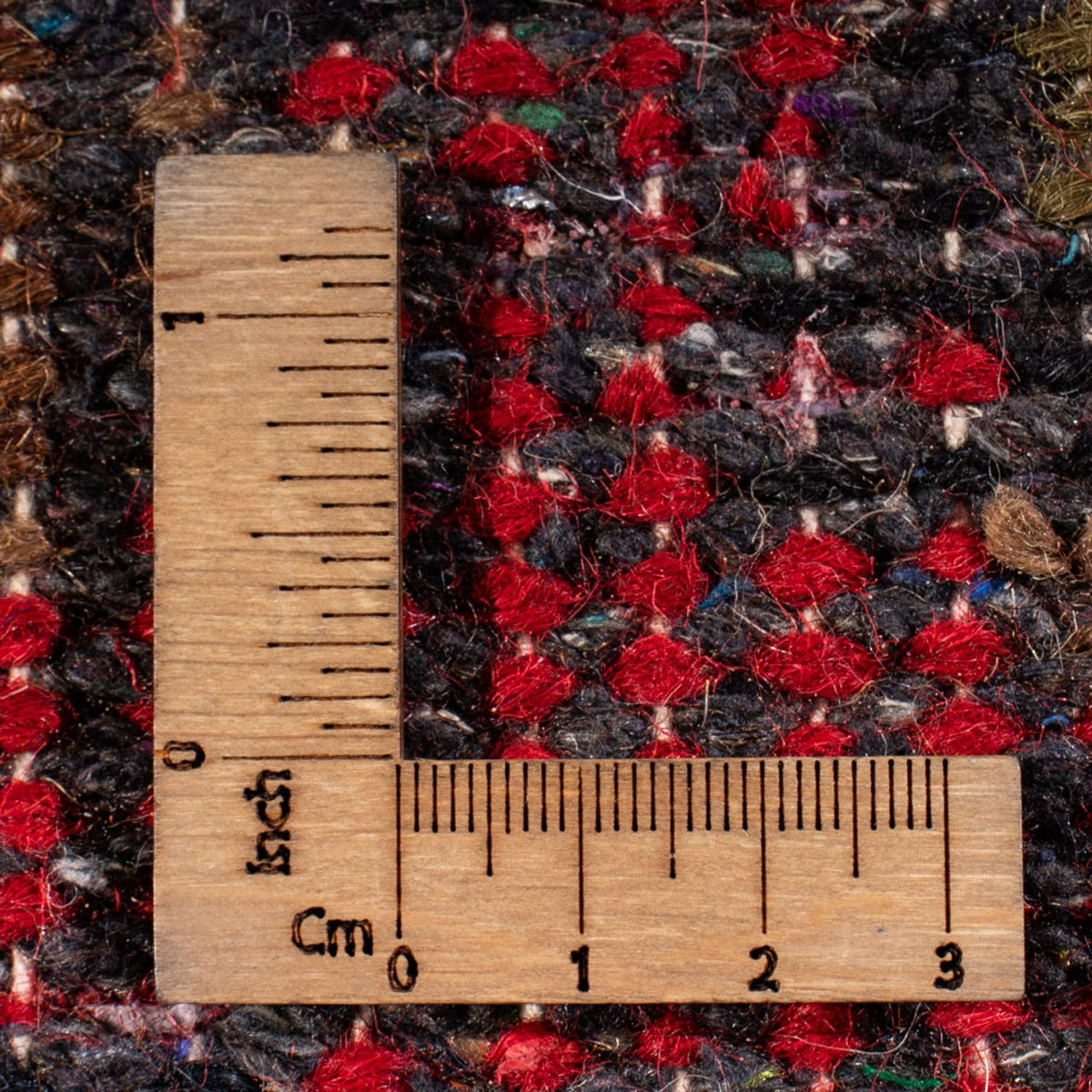 Tapis oriental - 90 x 60 cm - rouge