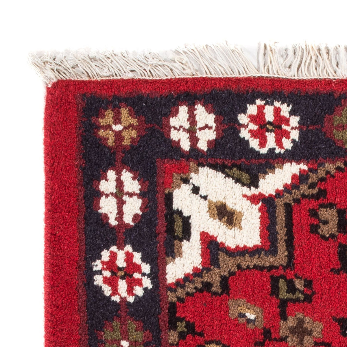 Tapis oriental - 90 x 60 cm - rouge