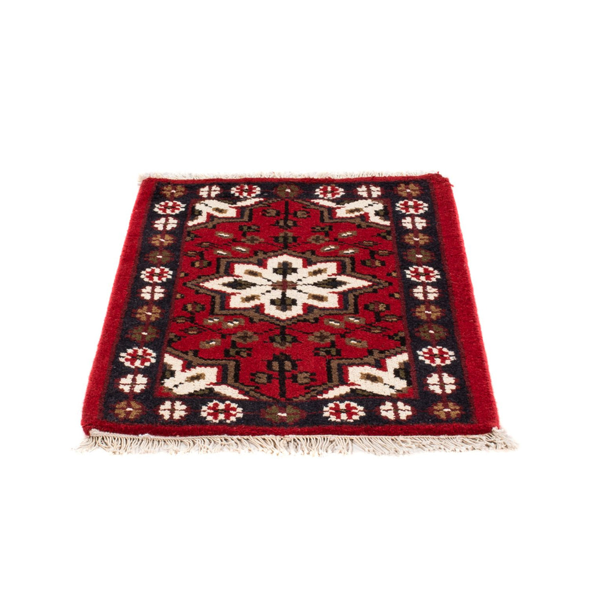 Tapis oriental - 90 x 60 cm - rouge