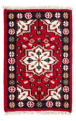 Tapis oriental - 90 x 60 cm - rouge