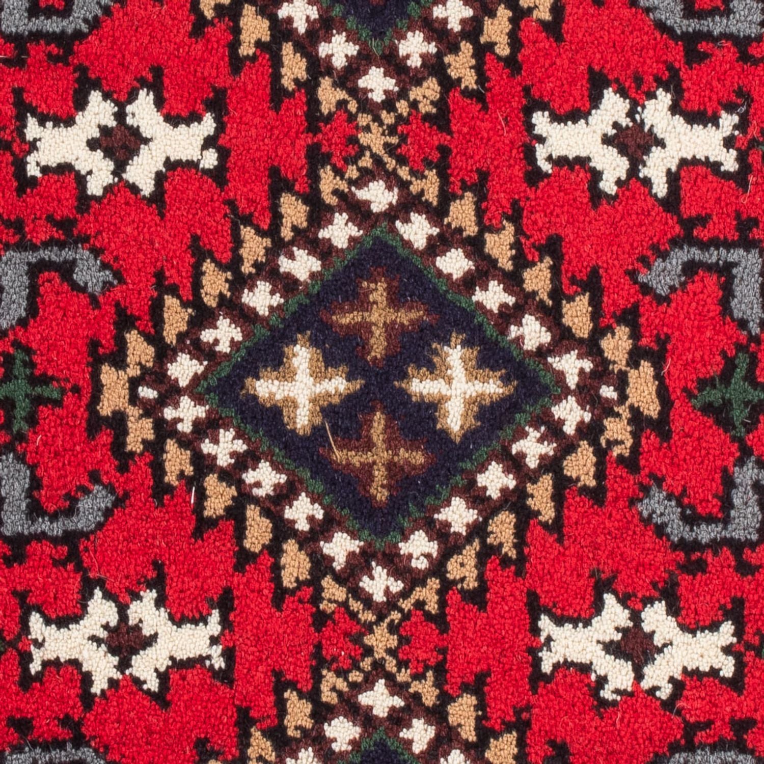 Tapis oriental - 90 x 60 cm - rouge