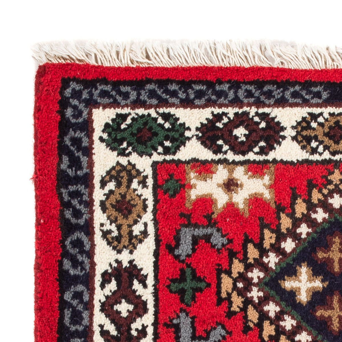 Tapis oriental - 90 x 60 cm - rouge