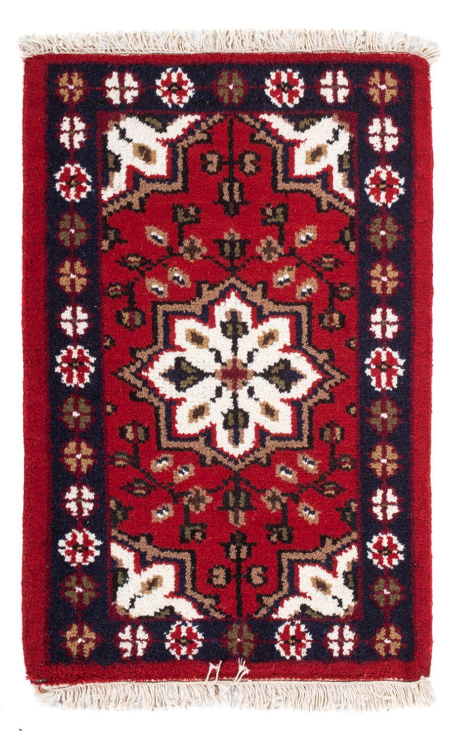 Tapis oriental - 90 x 60 cm - rouge