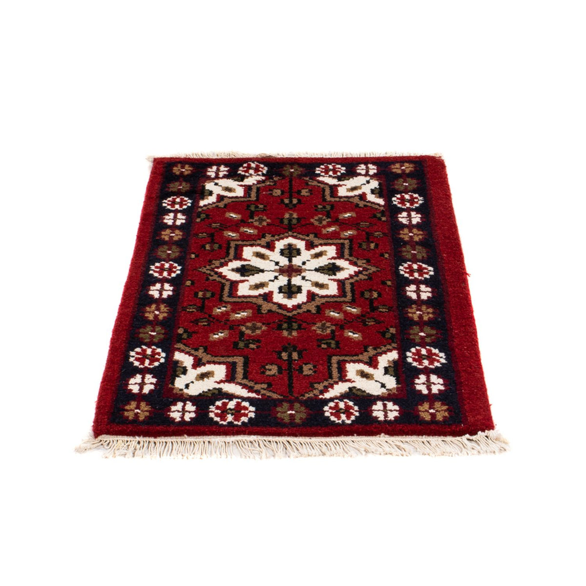 Tapis oriental - 90 x 60 cm - rouge