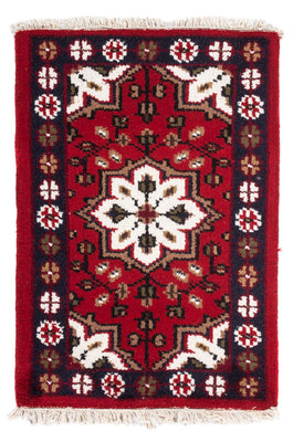 Tapis oriental - 90 x 60 cm - rouge