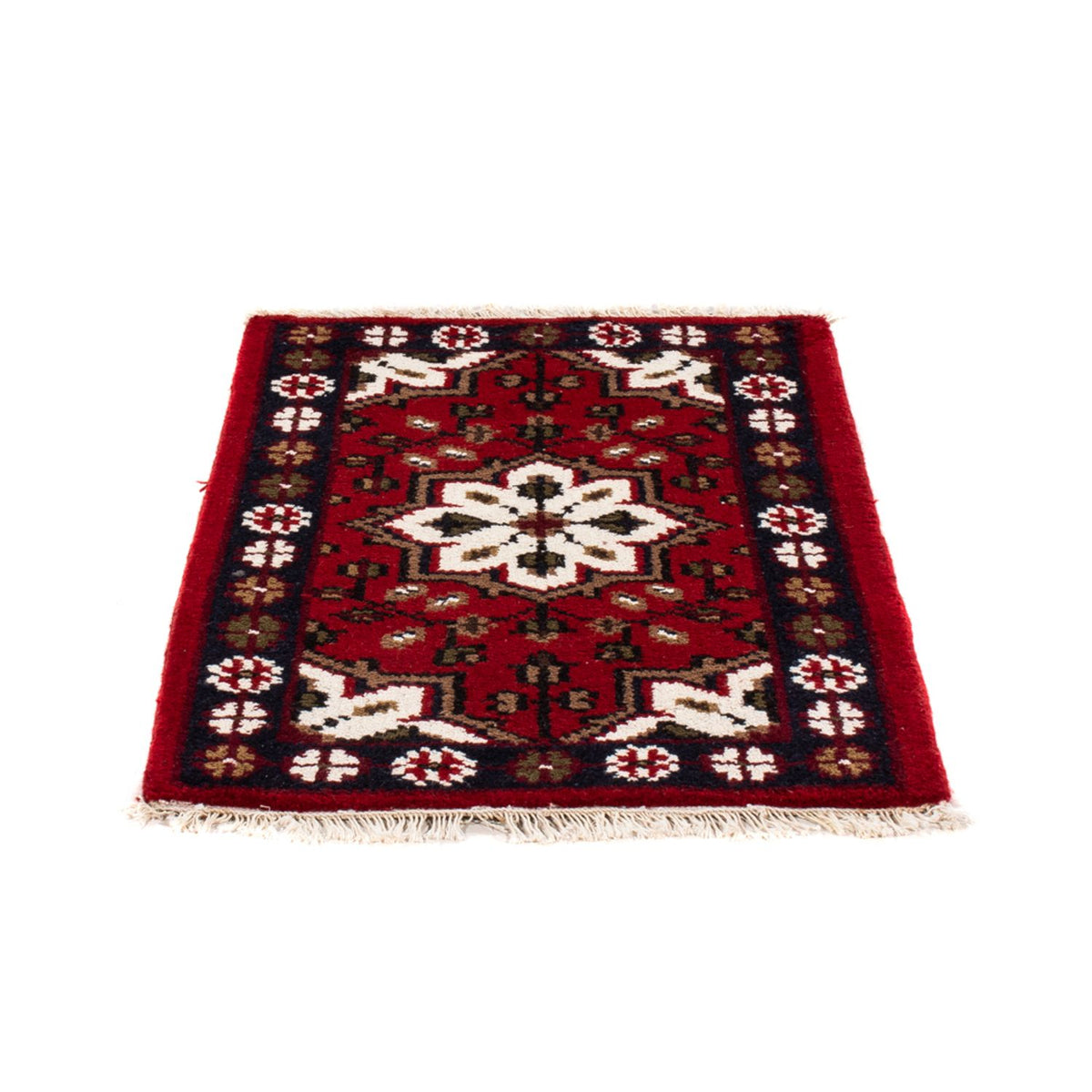 Tapis oriental - 90 x 60 cm - rouge