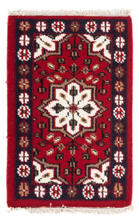 Tapis oriental - 90 x 60 cm - rouge