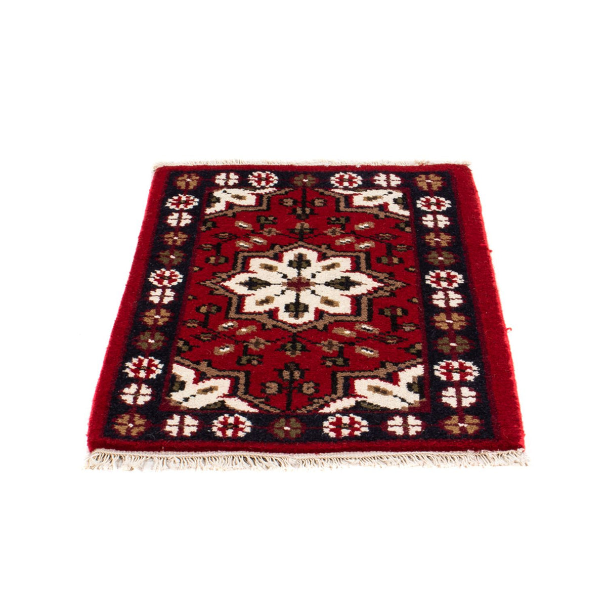 Tapis oriental - 90 x 60 cm - rouge