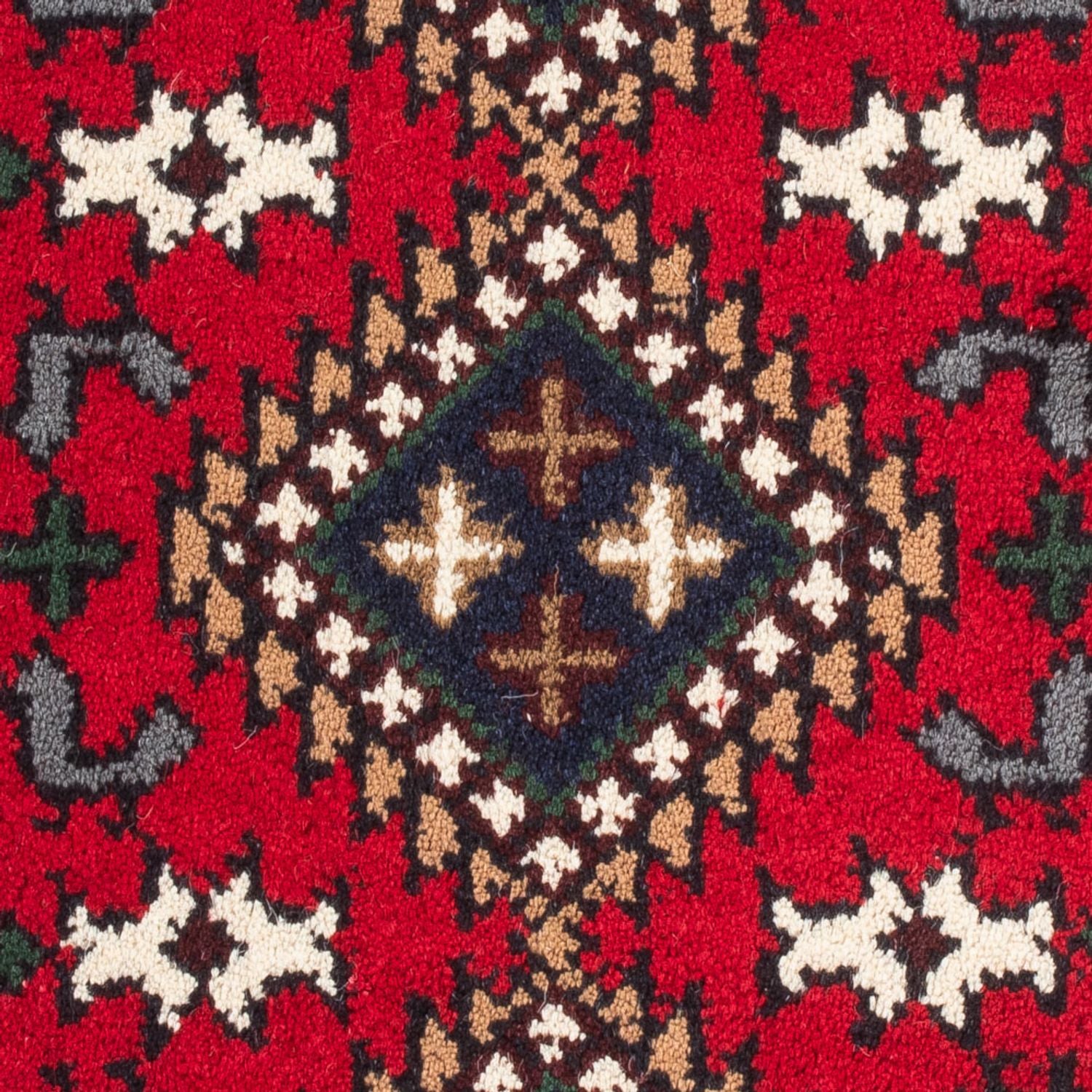 Tapis oriental - 90 x 60 cm - rouge