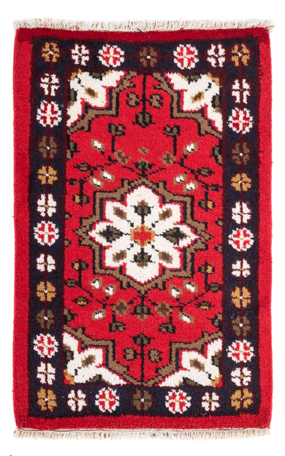 Tapis oriental - 90 x 60 cm - rouge