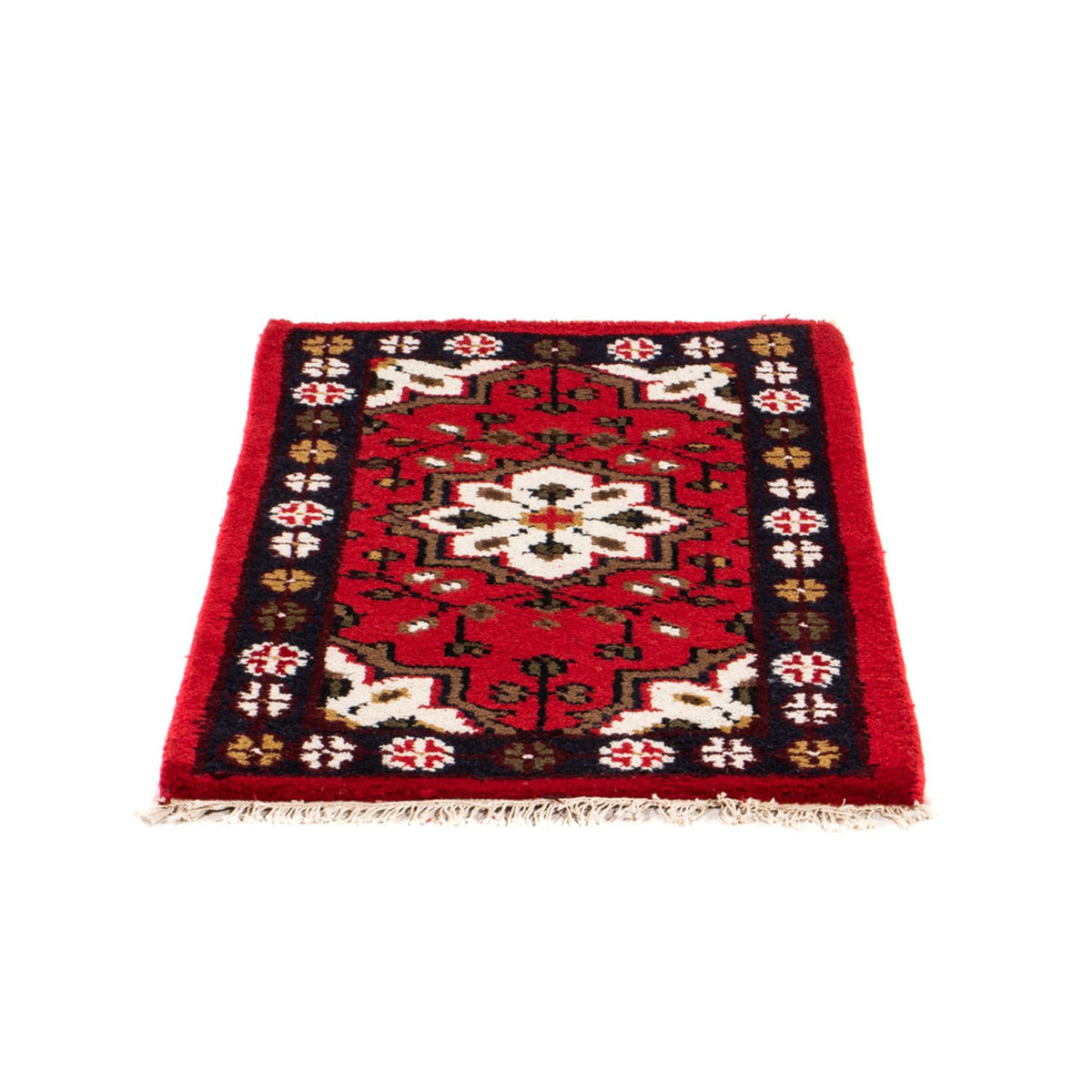 Tapis oriental - 90 x 60 cm - rouge