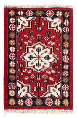 Tapis oriental - 90 x 60 cm - rouge