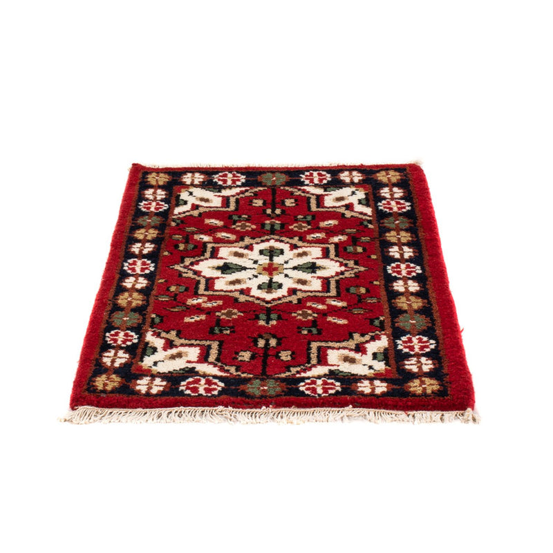Tapis oriental - 90 x 60 cm - rouge