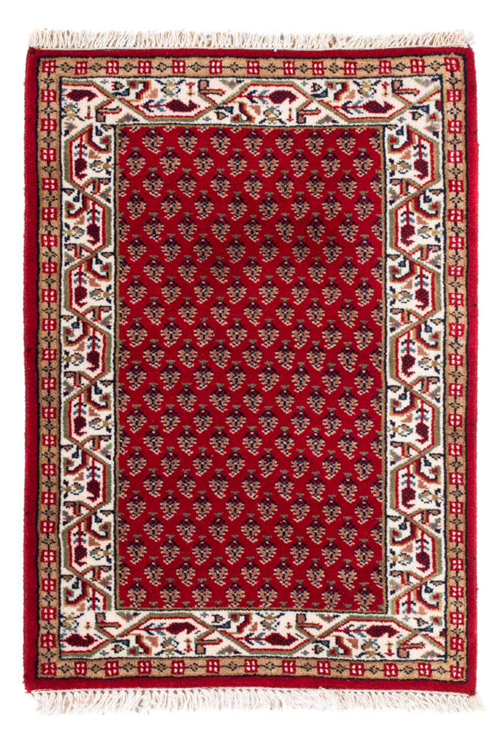 Tapis oriental - Mir - Indus - 90 x 60 cm - rouge
