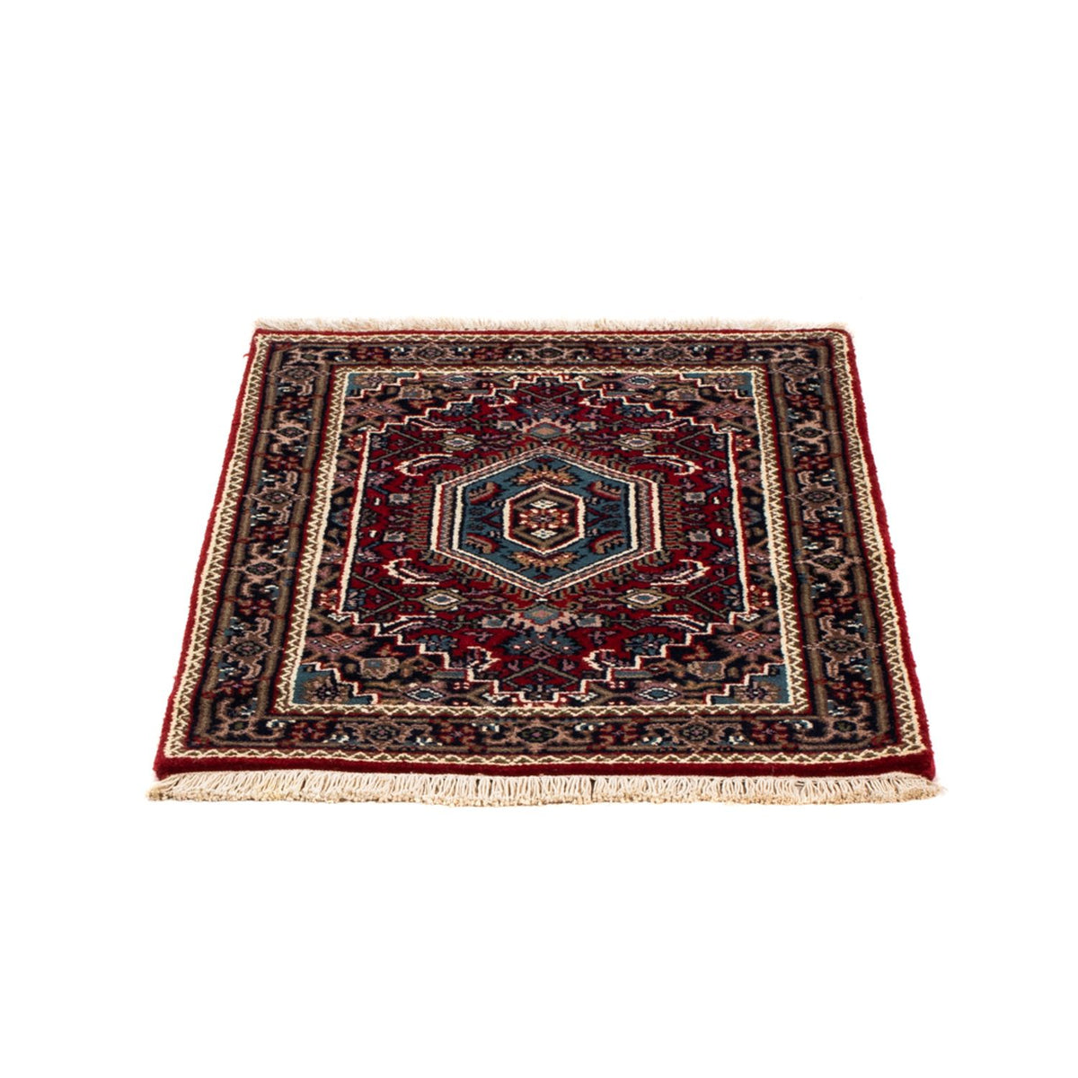 Tapis oriental - Bidjar - Indus - 90 x 60 cm - rouge