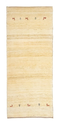 Tapis de couloir Tapis Gabbeh - Persan - 215 x 75 cm - beige