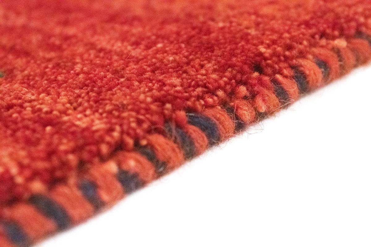 Tapis de couloir Tapis Gabbeh - Persan - 215 x 75 cm - orange