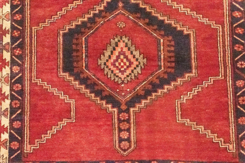 Tapis de couloir Tapis persan - Nomadic - 393 x 104 cm - rouge