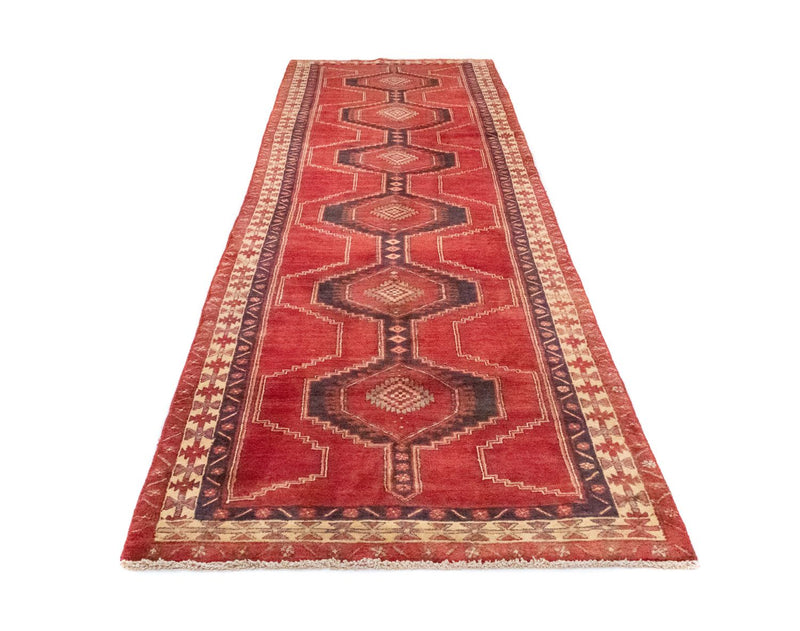 Tapis de couloir Tapis persan - Nomadic - 393 x 104 cm - rouge