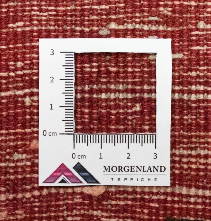 Tapis de couloir Tapis persan - Nomadic - 393 x 104 cm - rouge