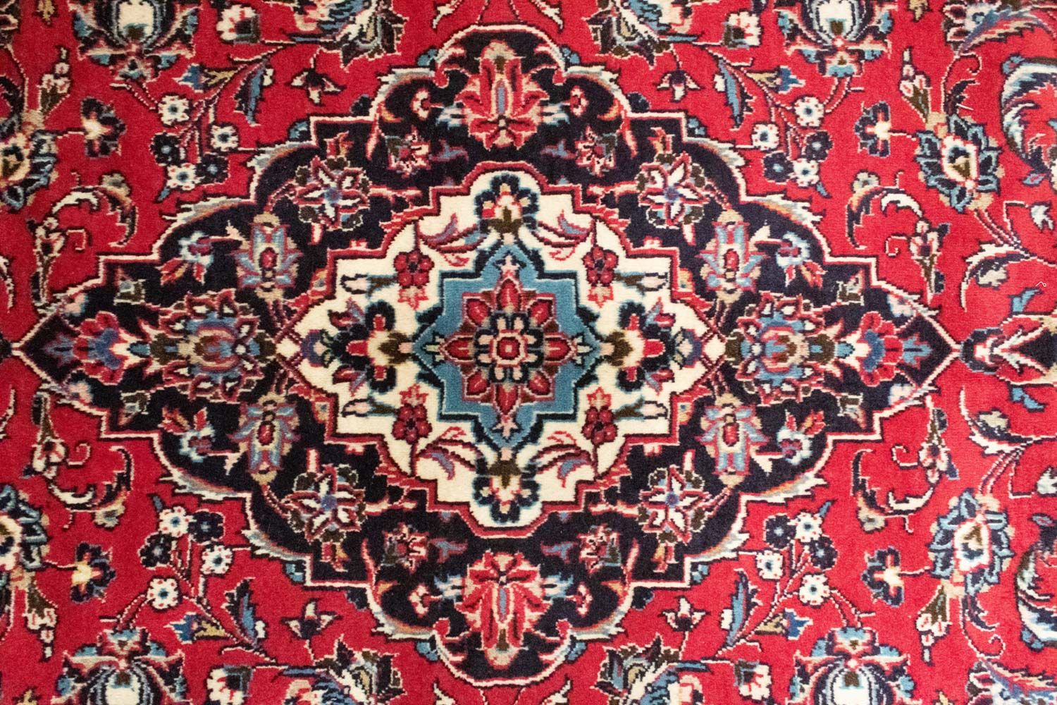 Tapis persan - Keshan - 310 x 190 cm - rouge