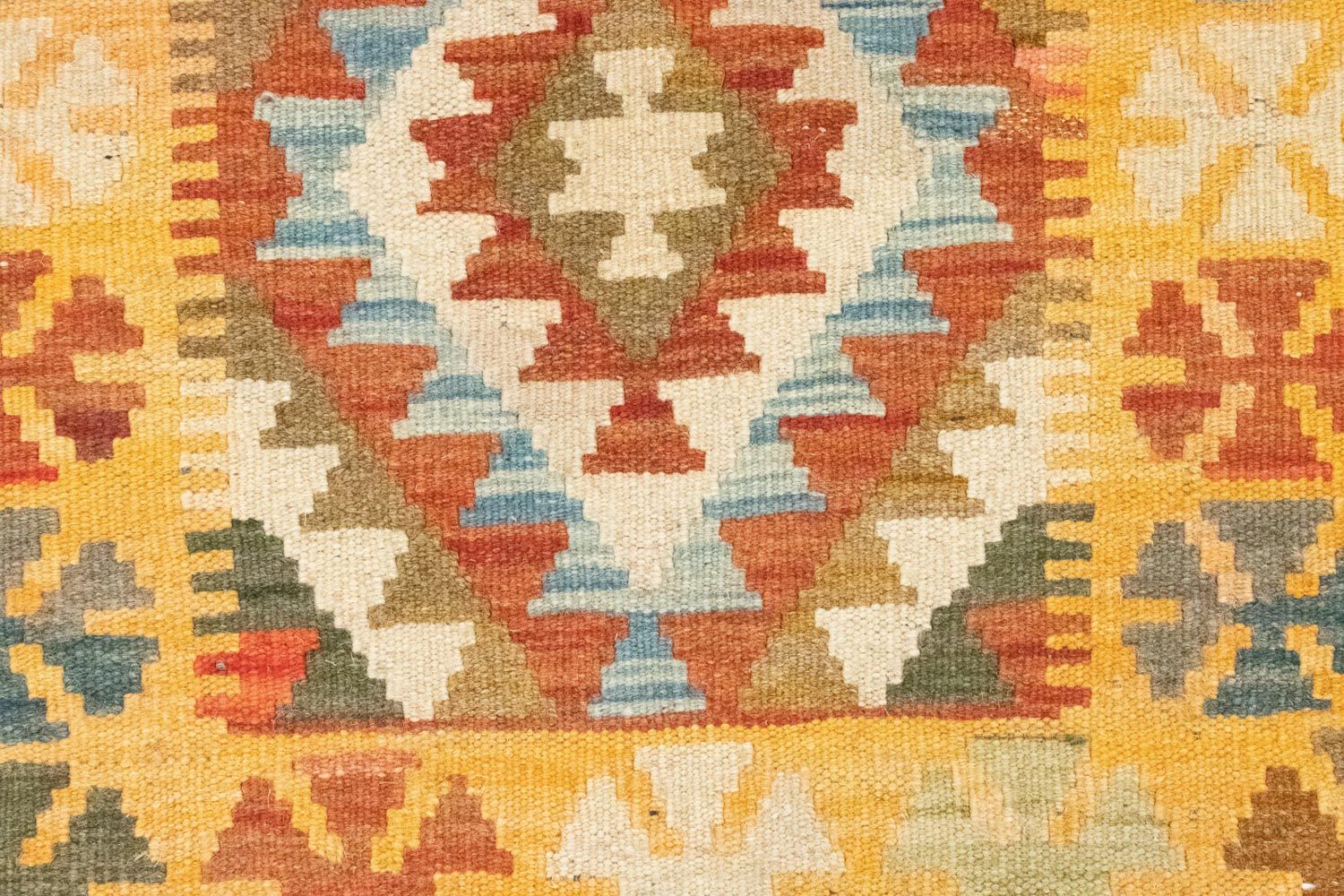 Tapis de couloir Tapis Kelim - Oriental - 390 x 85 cm - marron