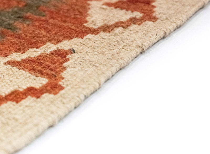 Tapis de couloir Tapis Kelim - Oriental - 390 x 85 cm - marron