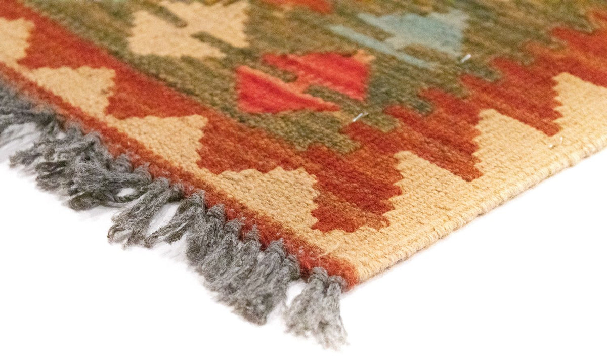 Tapis de couloir Tapis Kelim - Oriental - 300 x 80 cm - marron