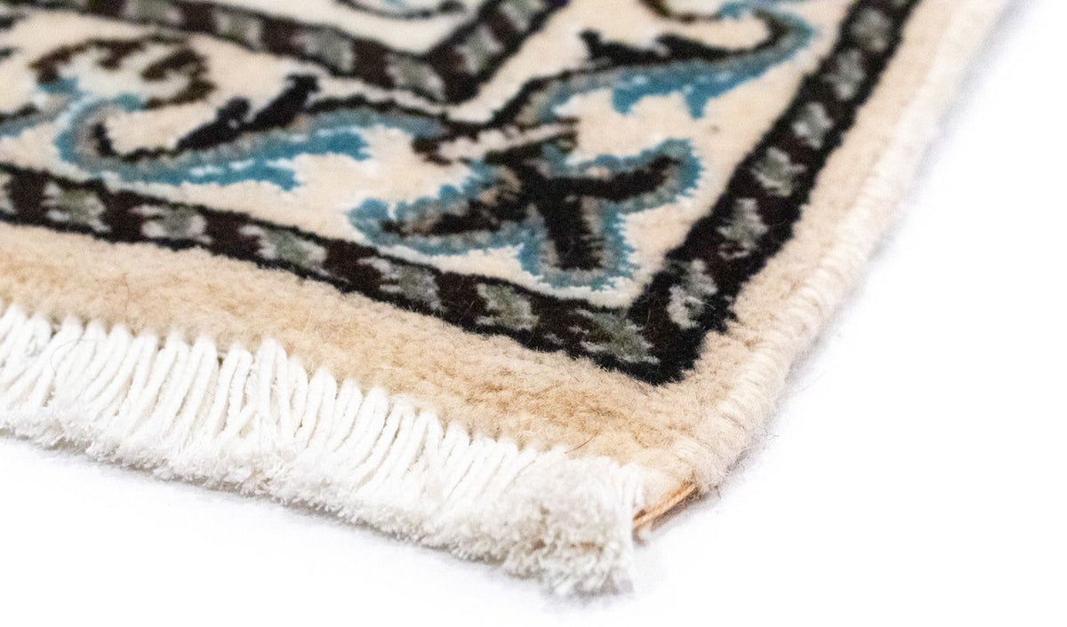 Tapis persan - Nain - 82 x 54 cm - blanc naturel