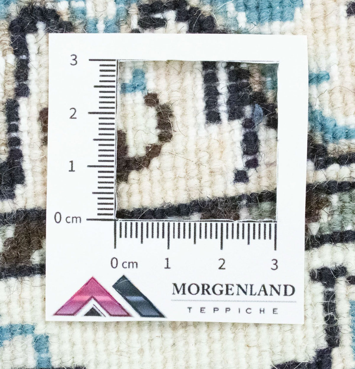 Tapis persan - Nain - 82 x 54 cm - blanc naturel