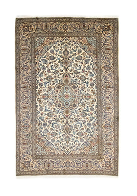Tapis persan - Keshan - 306 x 195 cm - beige