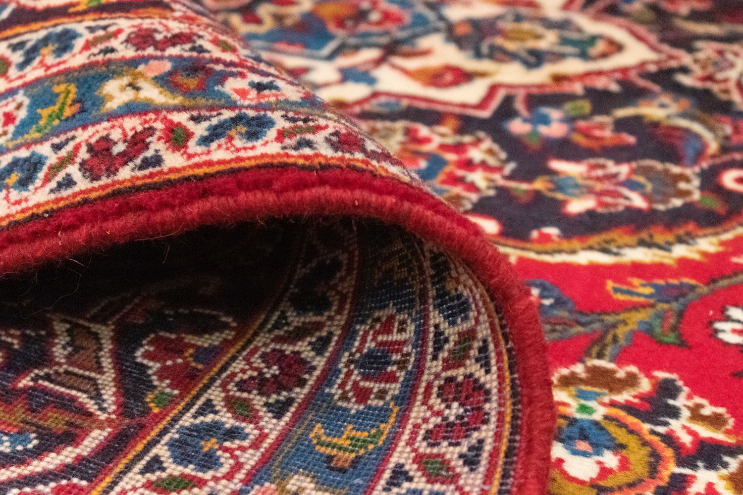 Tapis persan - Keshan - 358 x 239 cm - rouge