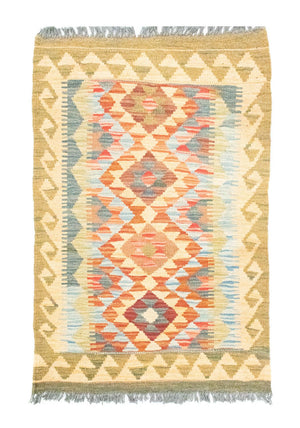 Tapis Kelim - Oriental - 90 x 60 cm - beige