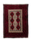 Tapis Belutsch - 95 x 70 cm - rouge