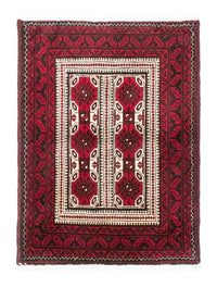 Tapis Belutsch - 95 x 74 cm - rouge