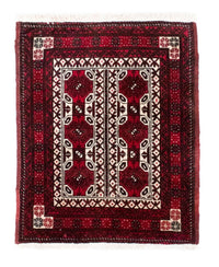 Tapis Belutsch - 78 x 63 cm - rouge