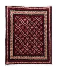 Tapis Belutsch - 84 x 70 cm - rouge
