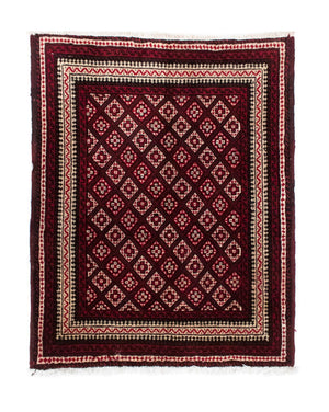 Tapis Belutsch - 84 x 70 cm - rouge